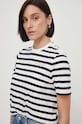 Tommy Hilfiger t-shirt bawełniany granatowy WW0WW41211