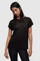 czarny AllSaints t-shirt Anna Damski