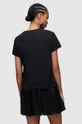 μαύρο Βαμβακερό μπλουζάκι AllSaints Star