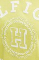 Бавовняна футболка Tommy Hilfiger WW0WW41575 жовтий SS24