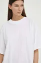 λευκό Βαμβακερό μπλουζάκι Herskind Larsson