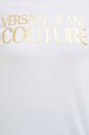 Versace Jeans tricou din bumbac 76HAHT04 alb