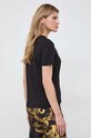 Odzież Versace Jeans Couture t-shirt bawełniany 76HAHT04 czarny