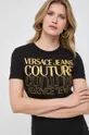 czarny Versace Jeans Couture t-shirt