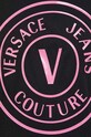 Bombažna kratka majica Versace Jeans Couture 76HAHG05 črna