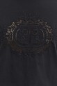 Twinset tricou din bumbac negru 241TT2144