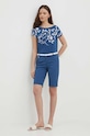 Lauren Ralph Lauren tricou 200933356 albastru SS24