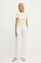 Lauren Ralph Lauren t-shirt 200945775 sárga SS24