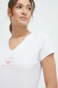 Bavlnené elegantné tričko Emporio Armani Underwear biela