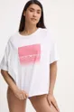белый Хлопковая футболка lounge Emporio Armani Underwear Женский