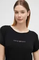 Plážové tričko Emporio Armani Underwear čierna