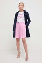 Marella t-shirt bawełniany 2413971034200 biały SS24