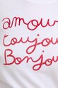 Marella t-shirt bawełniany 2413971034200 biały