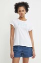 Pepe Jeans tricou din bumbac JANET alb PL505836