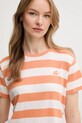 Pepe Jeans tricou din bumbac portocaliu PL505845