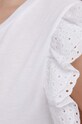 Pepe Jeans tricou din bumbac PL505849 alb