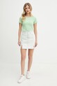Pepe Jeans t-shirt NEW VIRGINIA SS N PL505202 zöld SS25