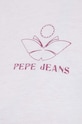 Pepe Jeans tricou din bumbac PL505823 alb