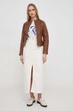 Хлопковая футболка Pepe Jeans JAX PL505825 белый SS24