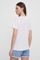 Одежда Хлопковая футболка Pepe Jeans LORETTE V NECK PL505826 белый