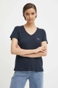 granatowy Pepe Jeans t-shirt bawełniany