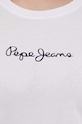 Pepe Jeans t-shirt bawełniany LORETTE PL505827 biały