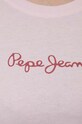 Бавовняна футболка Pepe Jeans LORETTE PL505827 рожевий