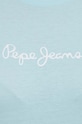 Бавовняна футболка Pepe Jeans LORETTE PL505827 бірюзовий