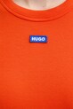HUGO Blue top 50508857 pomarańczowy