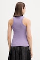 Odzież Hugo Blue top Easy Tank_B 50508857 fioletowy