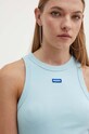 HUGO Blue top niebieski 50508857