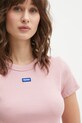 Hugo Blue t-shirt Baby Tee_B różowy 50510749