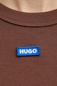 Hugo Blue t-shirt Baby Tee_B 50510749 brązowy