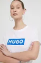 Hugo Blue t-shirt bawełniany Damski