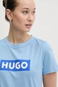 Bavlnené tričko Hugo Blue modrá 50510772