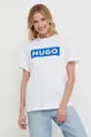 Bavlnené tričko Hugo Blue Základná látka: 100 % Bavlna Elastická manžeta: 97 % Bavlna, 3 % Elastan