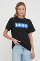 Βαμβακερό μπλουζάκι Hugo Blue Κύριο υλικό: 100% Βαμβάκι Πλέξη Λαστιχο: 97% Βαμβάκι, 3% Σπαντέξ