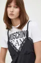 czarny Moschino Jeans t-shirt