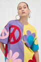 Moschino Jeans tricou din bumbac multicolor 0704.3262