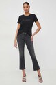 Liu Jo tricou TA4136.JS003 negru SS24