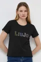 Хлопковая футболка Liu Jo 100% Хлопок