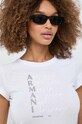 Armani Exchange tricou din bumbac alb 3DYT05.YJ3RZ