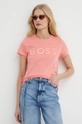 rosa BOSS t-shirt in cotone