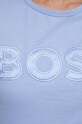 BOSS t-shirt bawełniany niebieski 50514967