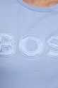 modra Bombažna kratka majica BOSS