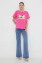 Liu Jo t-shirt rózsaszín