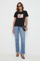 Liu Jo t-shirt VA4104.JS003 czarny SS24