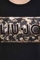 Памучна тениска Liu Jo MA4333.J5904 черен