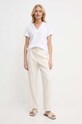 Liu Jo t-shirt bawełniany MA4398.J4710 biały SS24