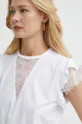 biela Bavlnené tričko Liu Jo